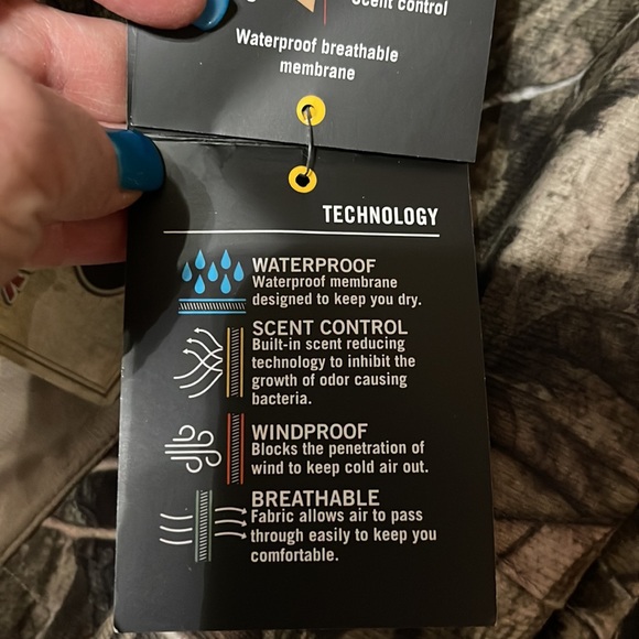 Mens MossyOak Camo Scent Controled Jacket - Picture 11 of 11